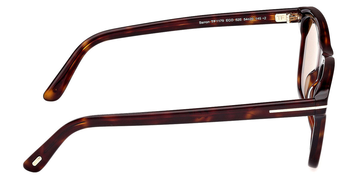 TOM FORD SUNGLASSES BARRON - FT1179 52E 54 - Dark Havana