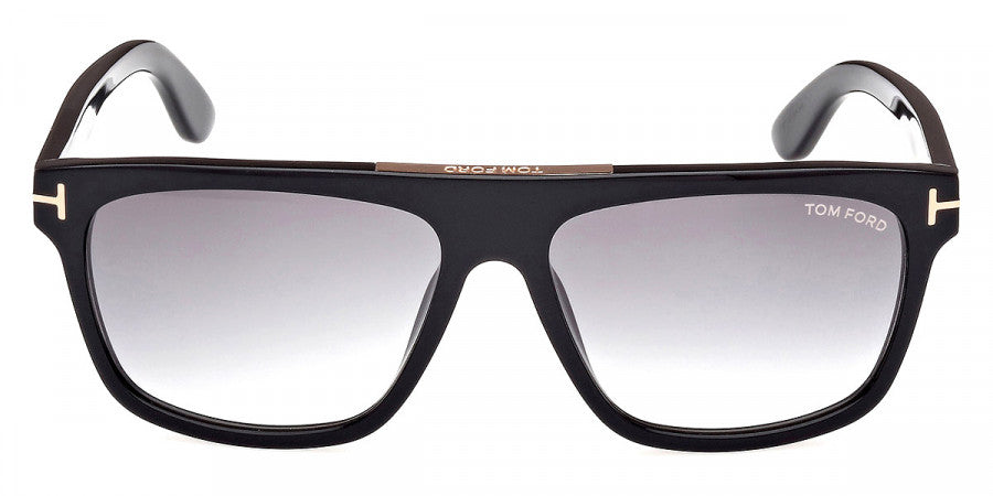 TOM FORD SUNGLASSES CECILIO - FT0628 02 01B 57 - Shiny Black