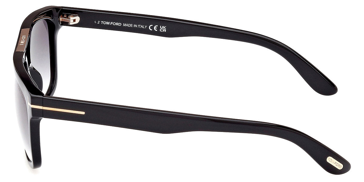 TOM FORD SUNGLASSES CECILIO - FT0628 02 01B 57 - Shiny Black