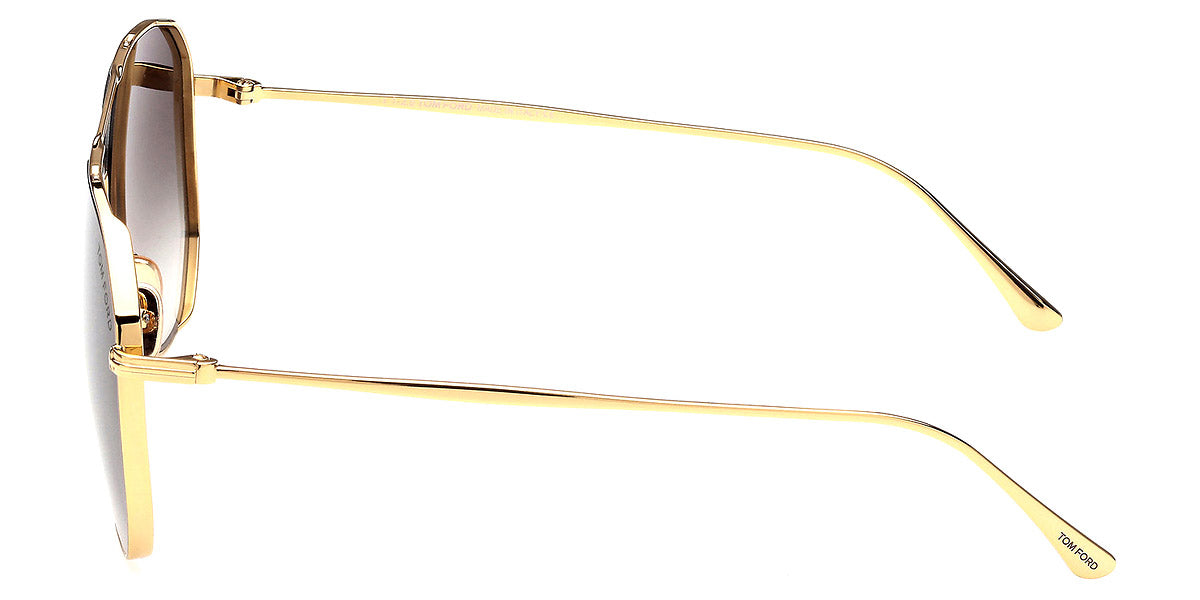 TOM FORD SUNGLASSES CHARLES - FT0853 02 30B 60 - Shiny TF Yellow Gold