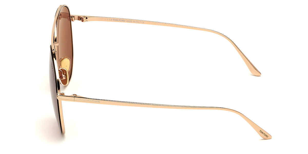 TOM FORD SUNGLASSES CLEO - FT0757 28Y 59 - Shiny Rose Gold
