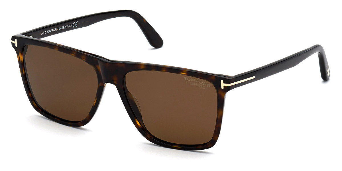TOM FORD SUNGLASSES FLETCHER - FT0832 52H 57 - Classic Dark Havana