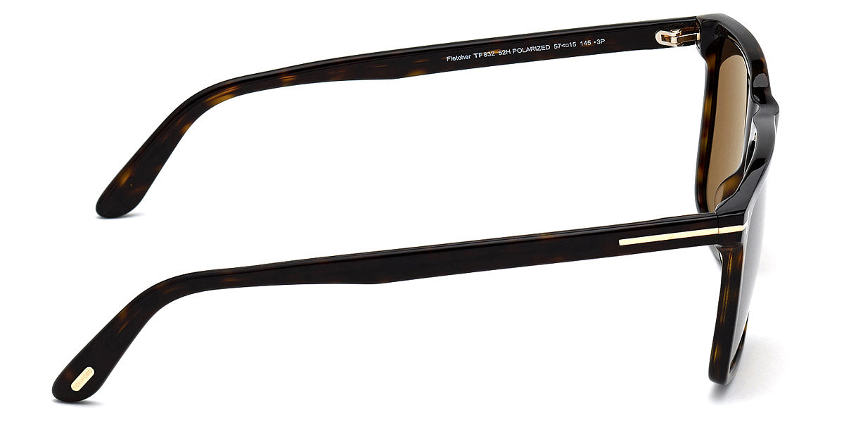 TOM FORD SUNGLASSES FLETCHER - FT0832 52H 57 - Classic Dark Havana