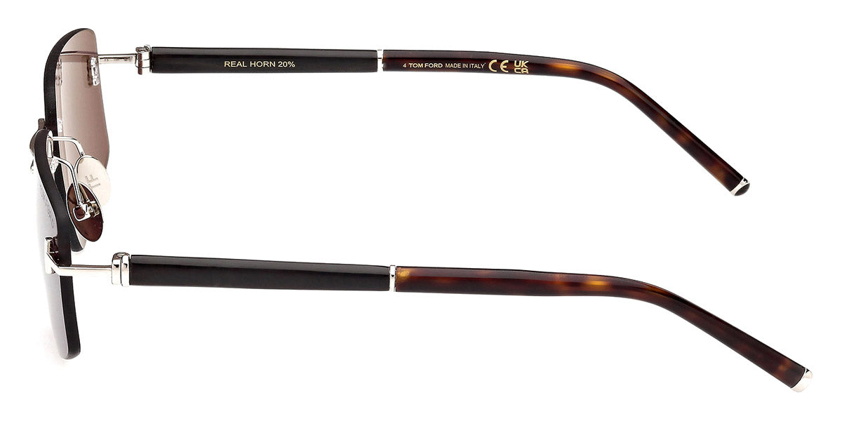 TOM FORD SUNGLASSES - FT1126-P 16A 56 - Shiny Palladium