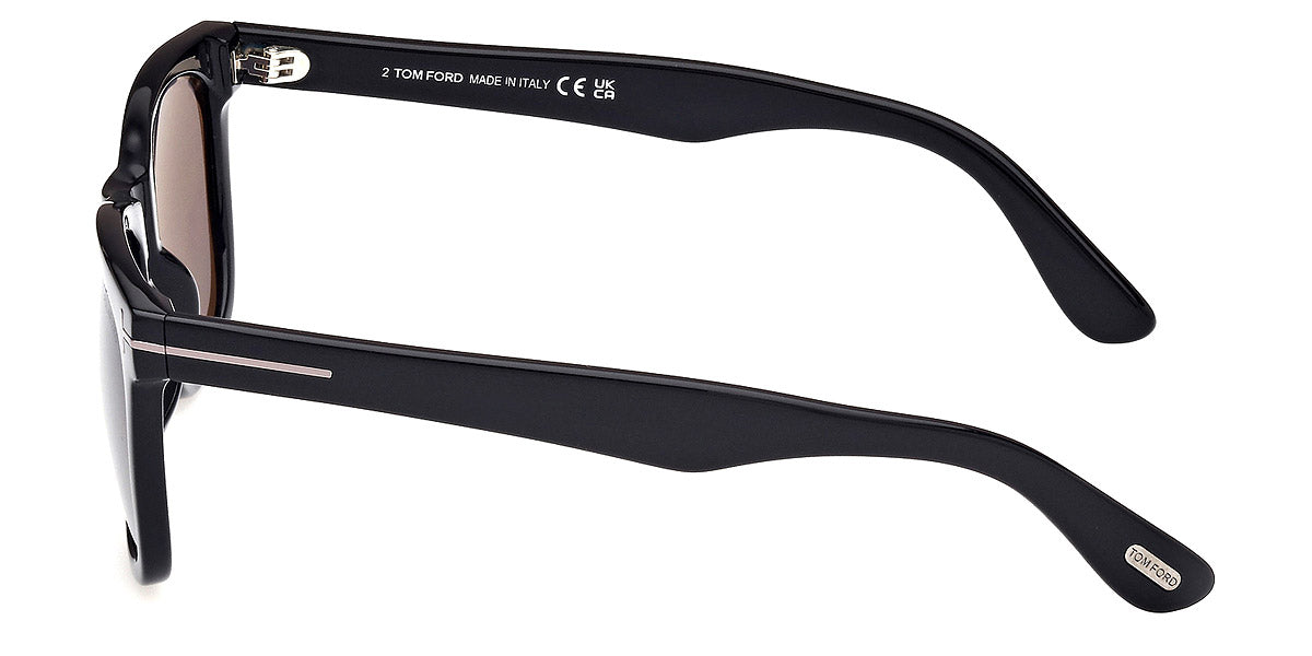 TOM FORD SUNGLASSES KEVYN - FT1099-N 01D 52 - Shiny Black