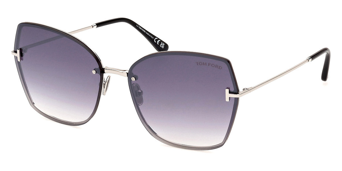 TOM FORD SUNGLASSES NICKIE - FT1107 02 16C 62 - Shiny Palladium