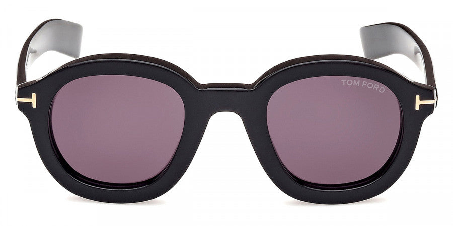 TOM FORD SUNGLASSES RAFFA - FT1100 01A 46 - Shiny Black