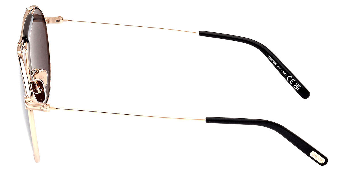 TOM FORD SUNGLASSES RAPHAEL - FT0995 02 28A 59 - Shiny Rose Gold/T Logo