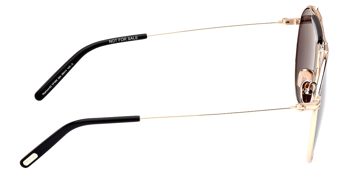 TOM FORD SUNGLASSES RAPHAEL - FT0995 02 28A 59 - Shiny Rose Gold/T Logo
