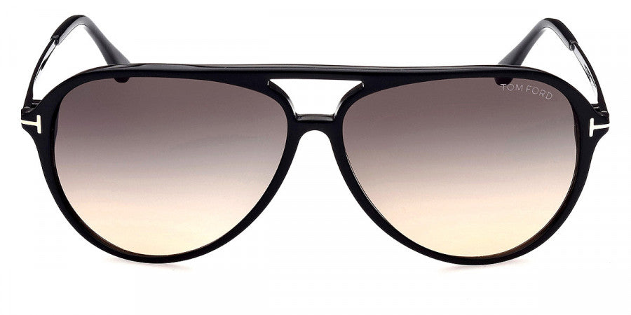 TOM FORD SUNGLASSES SAMSON - FT0909 01B 62 - Shiny Black