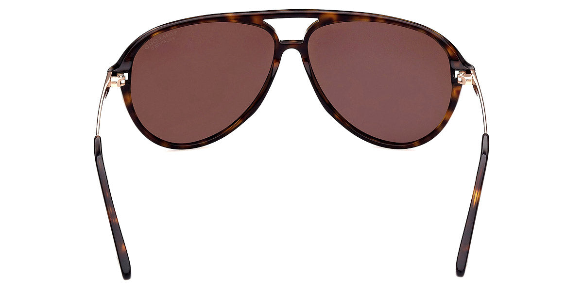 TOM FORD SUNGLASSES SAMSON - FT0909 52H 62 - Shiny Classic Dark Havana with Shiny Rose Gold