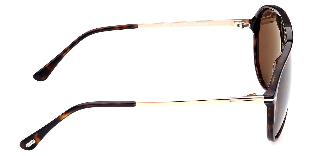 TOM FORD SUNGLASSES SAMSON - FT0909 52H 62 - Shiny Classic Dark Havana with Shiny Rose Gold