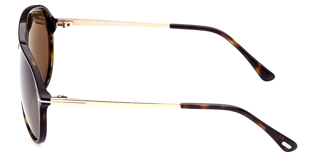 TOM FORD SUNGLASSES SAMSON - FT0909 52H 62 - Shiny Classic Dark Havana with Shiny Rose Gold