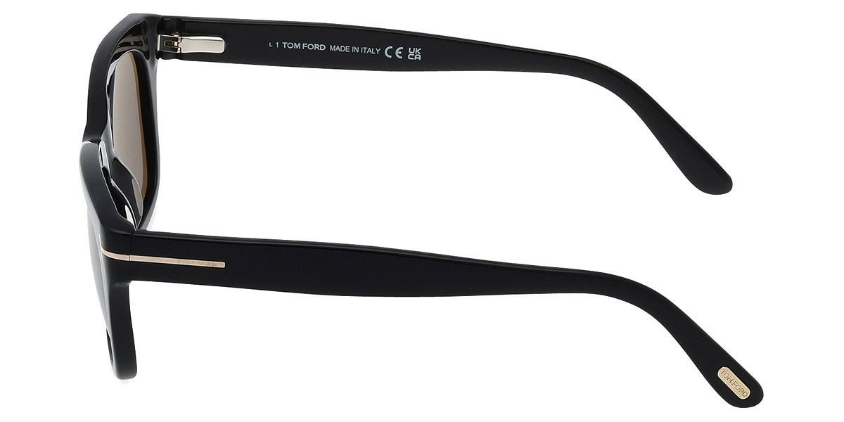 TOM FORD SUNGLASSES SNOWDON - FT0237 01D 52 - Shiny Black