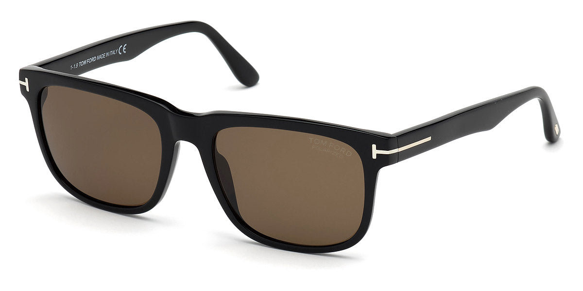 TOM FORD SUNGLASSES STEPHENSON - FT0775 01H 56 - Shiny Black