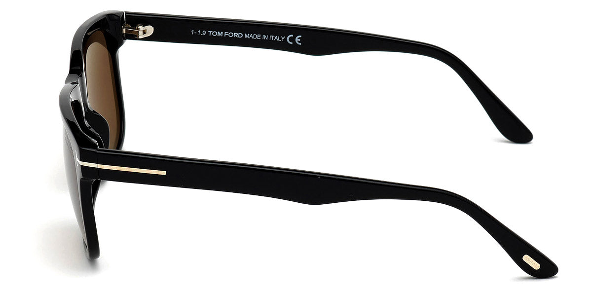 TOM FORD SUNGLASSES STEPHENSON - FT0775 01H 56 - Shiny Black