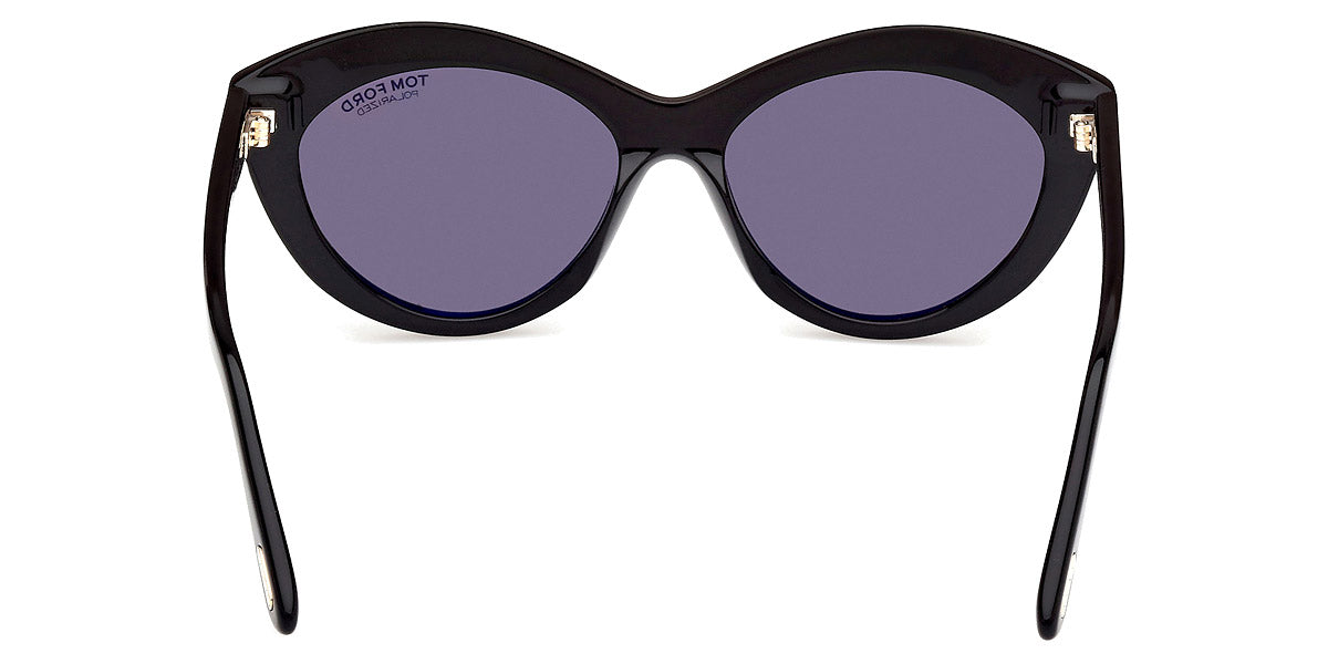 TOM FORD SUNGLASSES TONI - FT1111 01D 55 - Shiny Black
