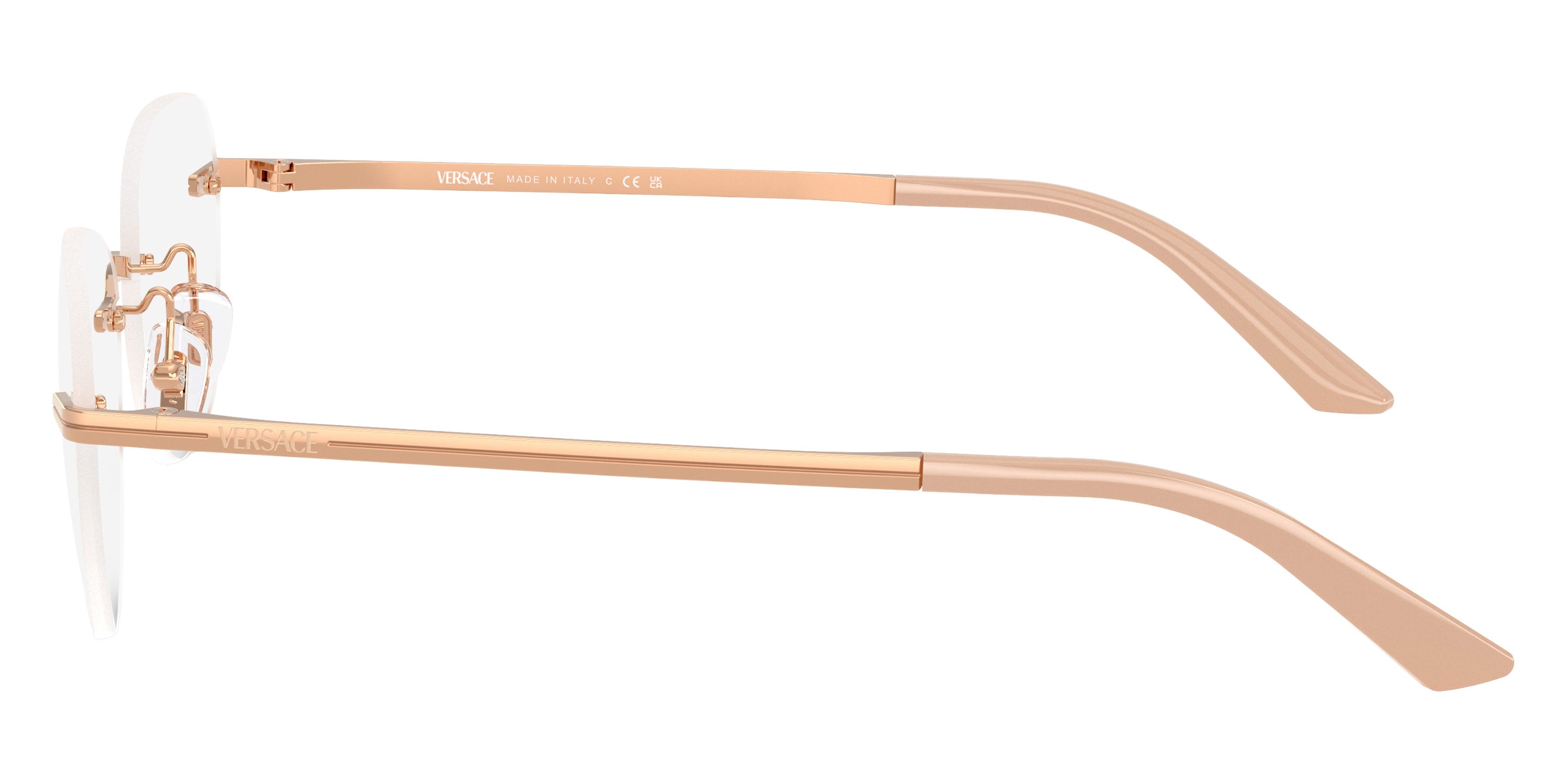 VERSACE EYEGLASSES - VE1314D 1412 55 - Rose Gold