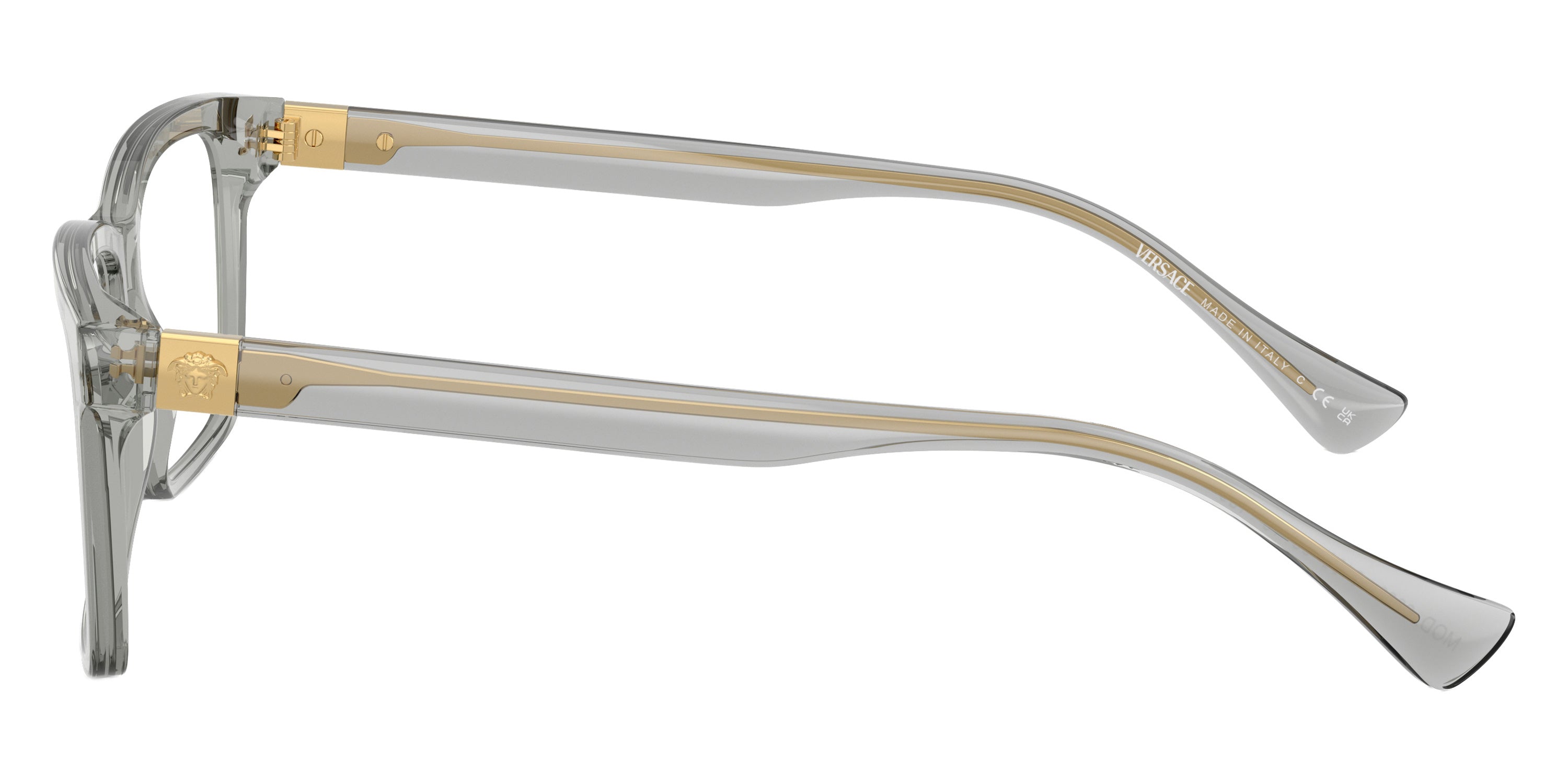 VERSACE EYEGLASSES - VE3328 5496 56 - Transparent Gray