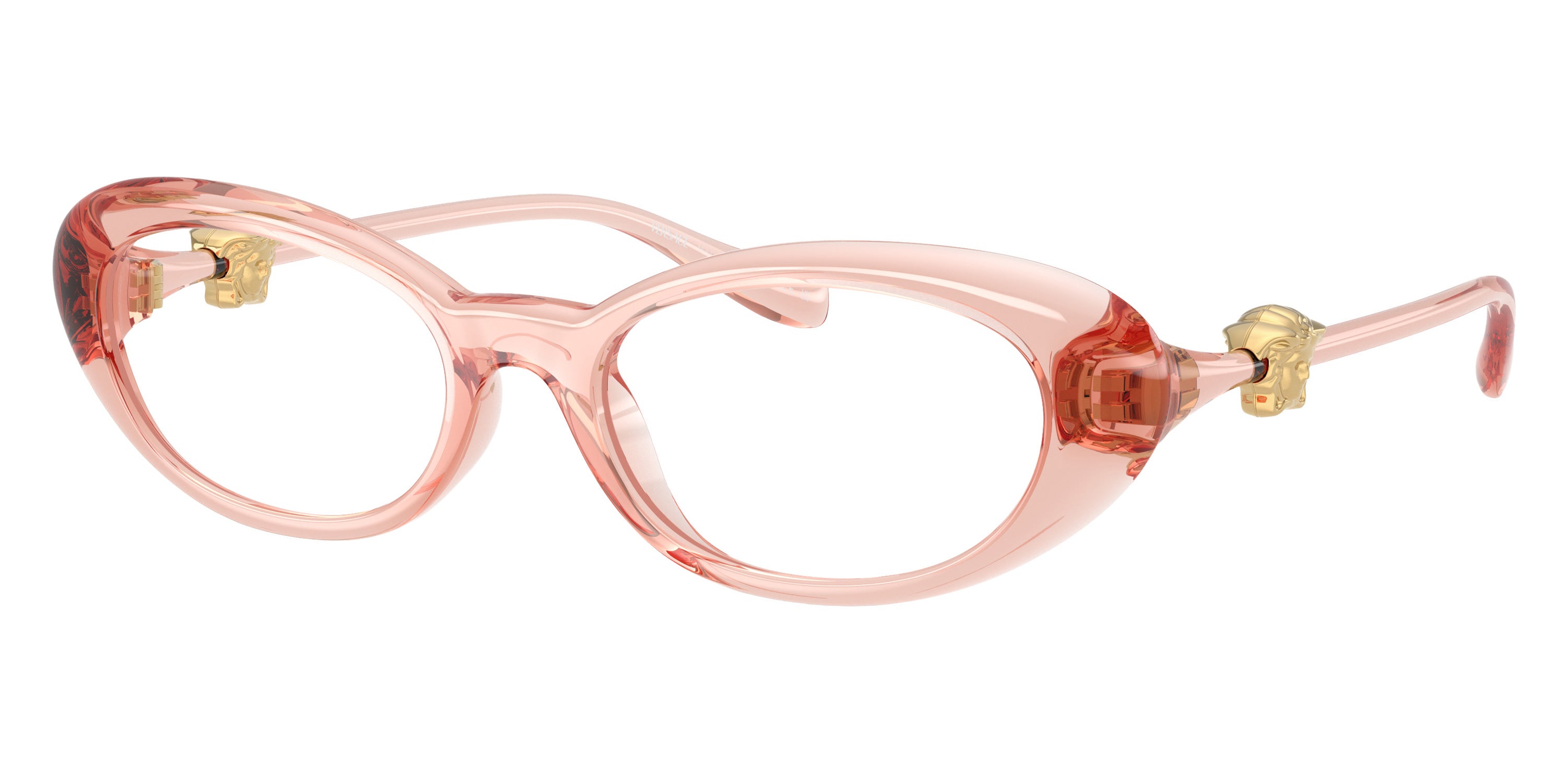 VERSACE EYEGLASSES - VE3381U 5541 52 - Transparent Rose