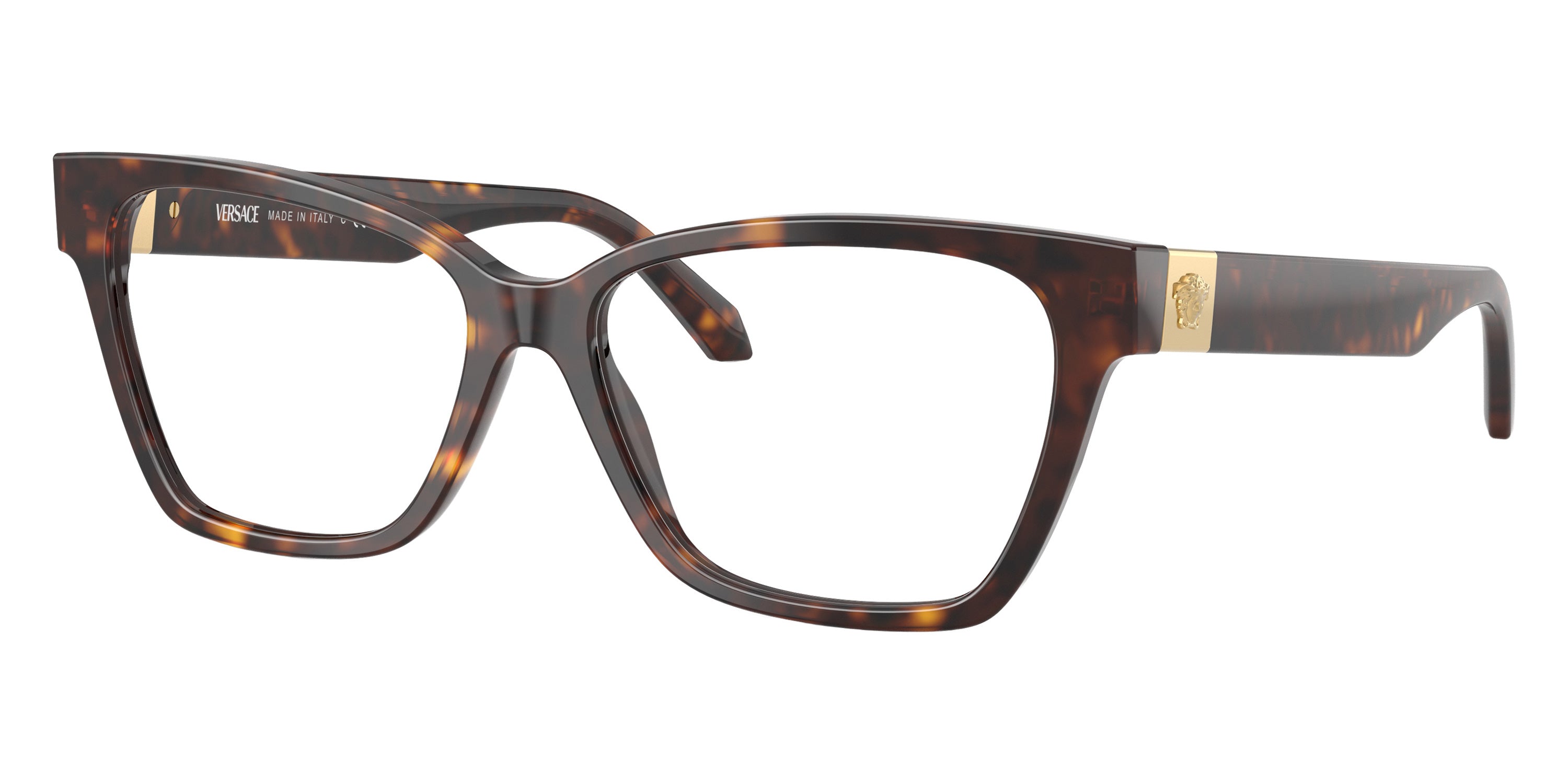 VERSACE EYEGLASSES - VE3382 108 55 - Havana
