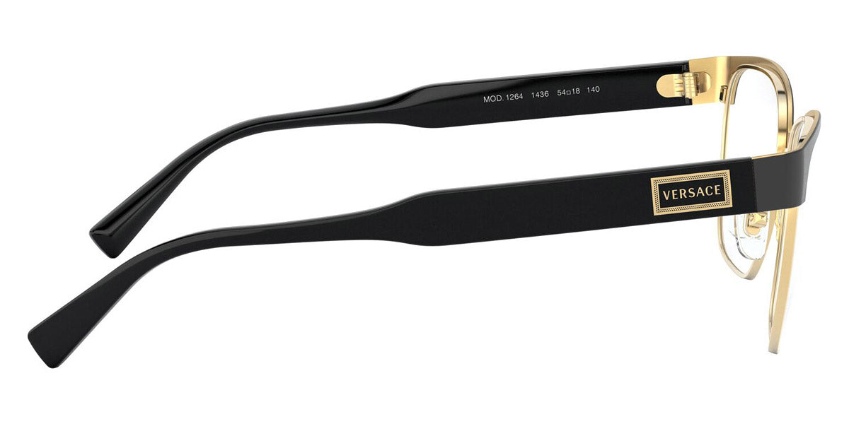 VERSACE EYEGLASSES - VE1264 1436 56 - Matte Black/Gold