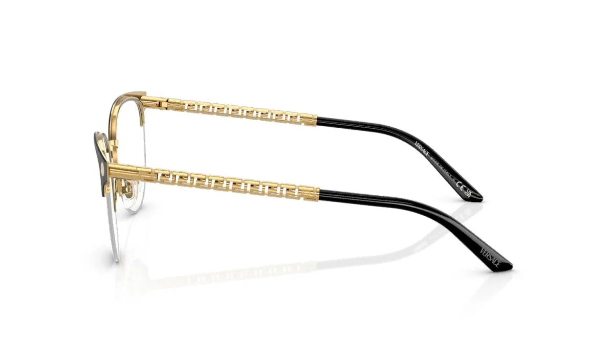 VERSACE EYEGLASSES - VE1297 1516 53 - Gold/Matte Black