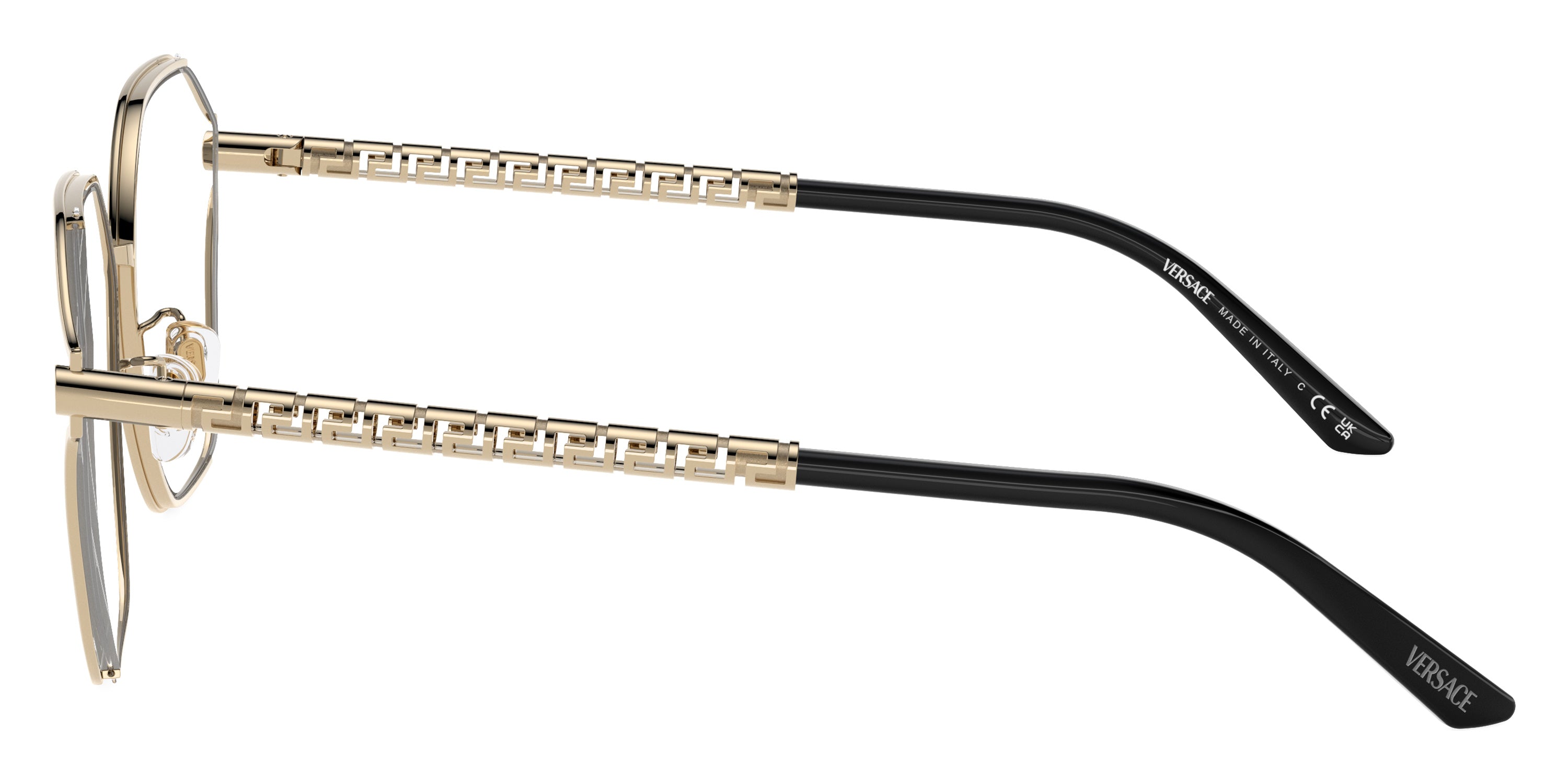 VERSACE EYEGLASSES - VE1299D 1252 55 - Pale Gold