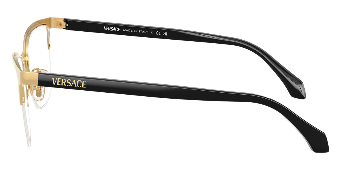 VERSACE EYEGLASSES - VE1304 1002 52 - Gold/Black
