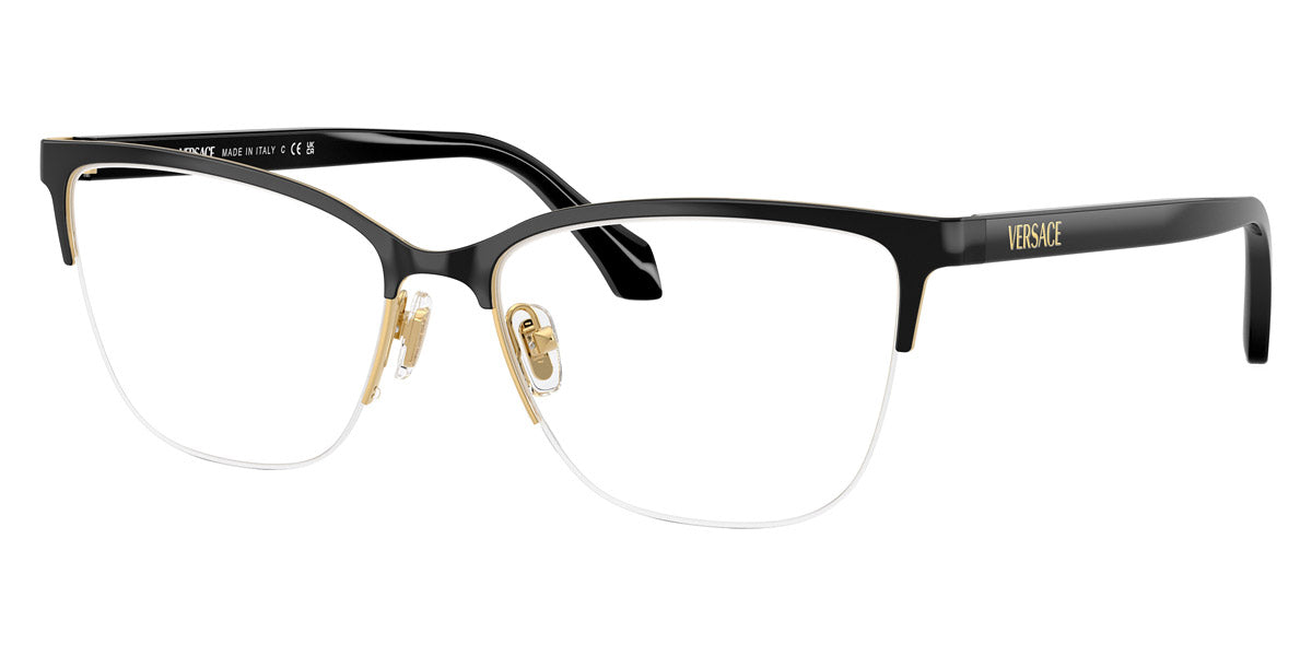 VERSACE EYEGLASSES - VE1304 1433 52 - Gold Black