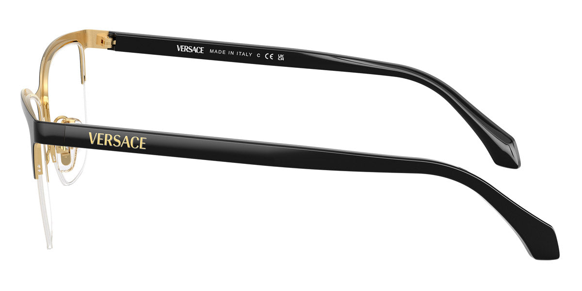 VERSACE EYEGLASSES - VE1304 1433 52 - Gold Black