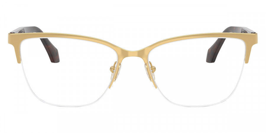 VERSACE EYEGLASSES - VE1304 1460 52 - Gold/Dark Havana
