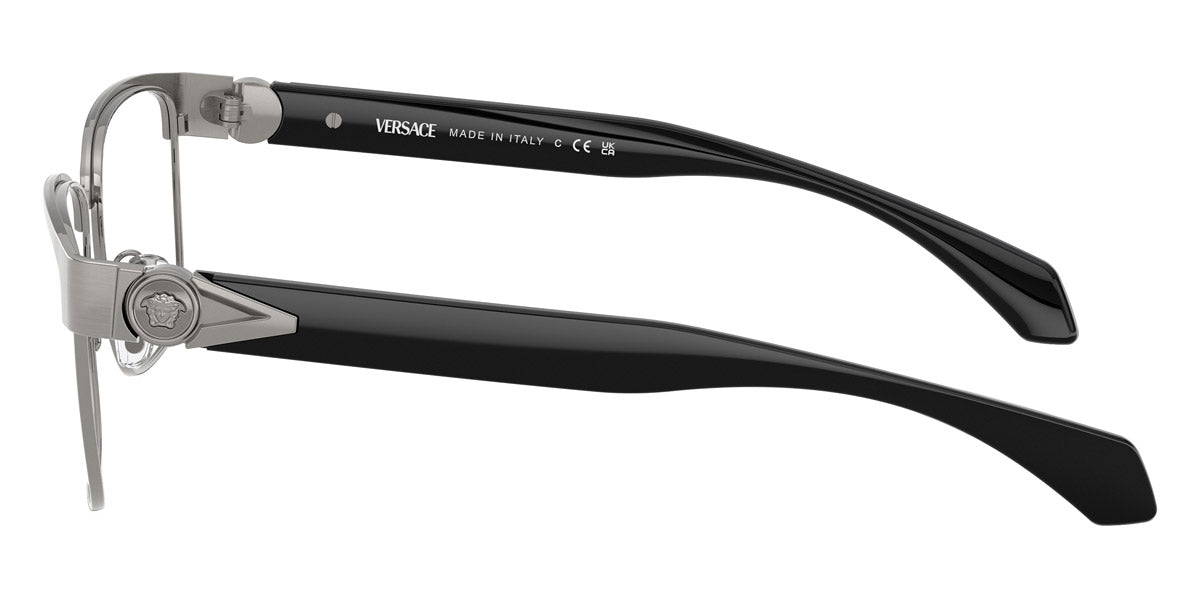 VERSACE EYEGLASSES - VE1306 1262 55 - Brushed Gunmetal/Black