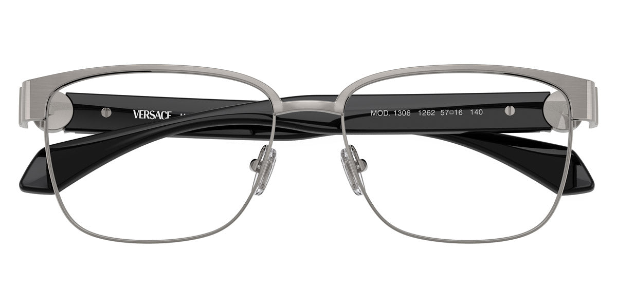 VERSACE EYEGLASSES - VE1306 1262 55 - Brushed Gunmetal/Black