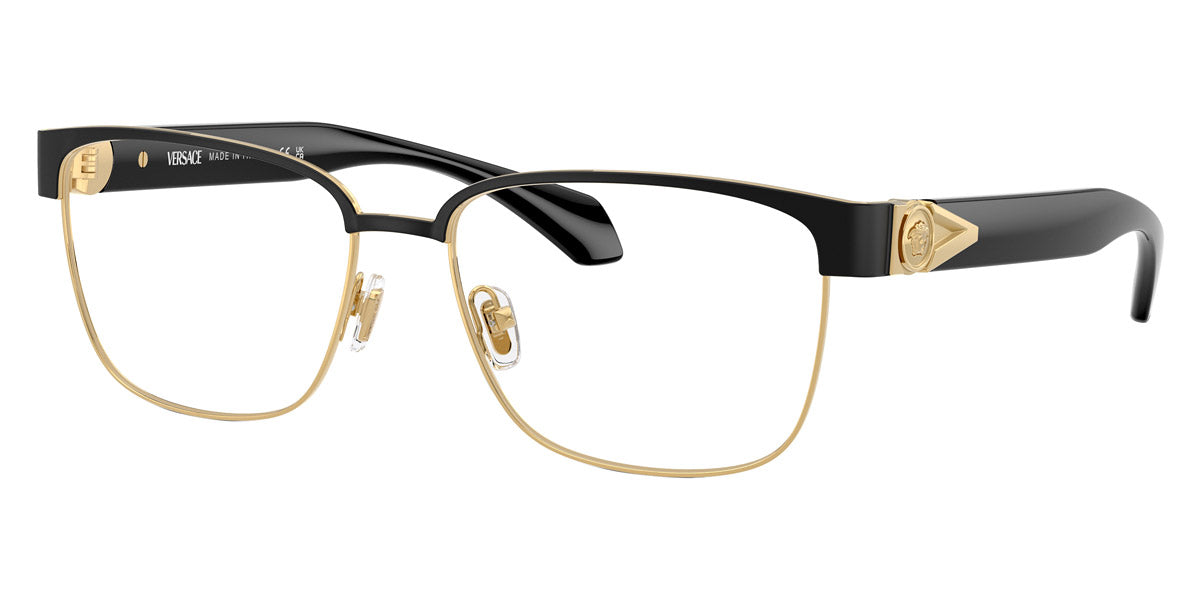 VERSACE EYEGLASSES - VE1306 1436 57 - Matte Black/Black
