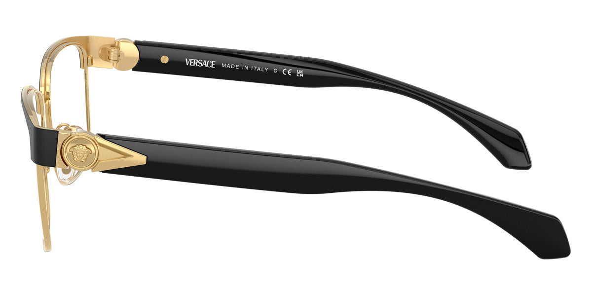 VERSACE EYEGLASSES - VE1306 1436 57 - Matte Black/Black