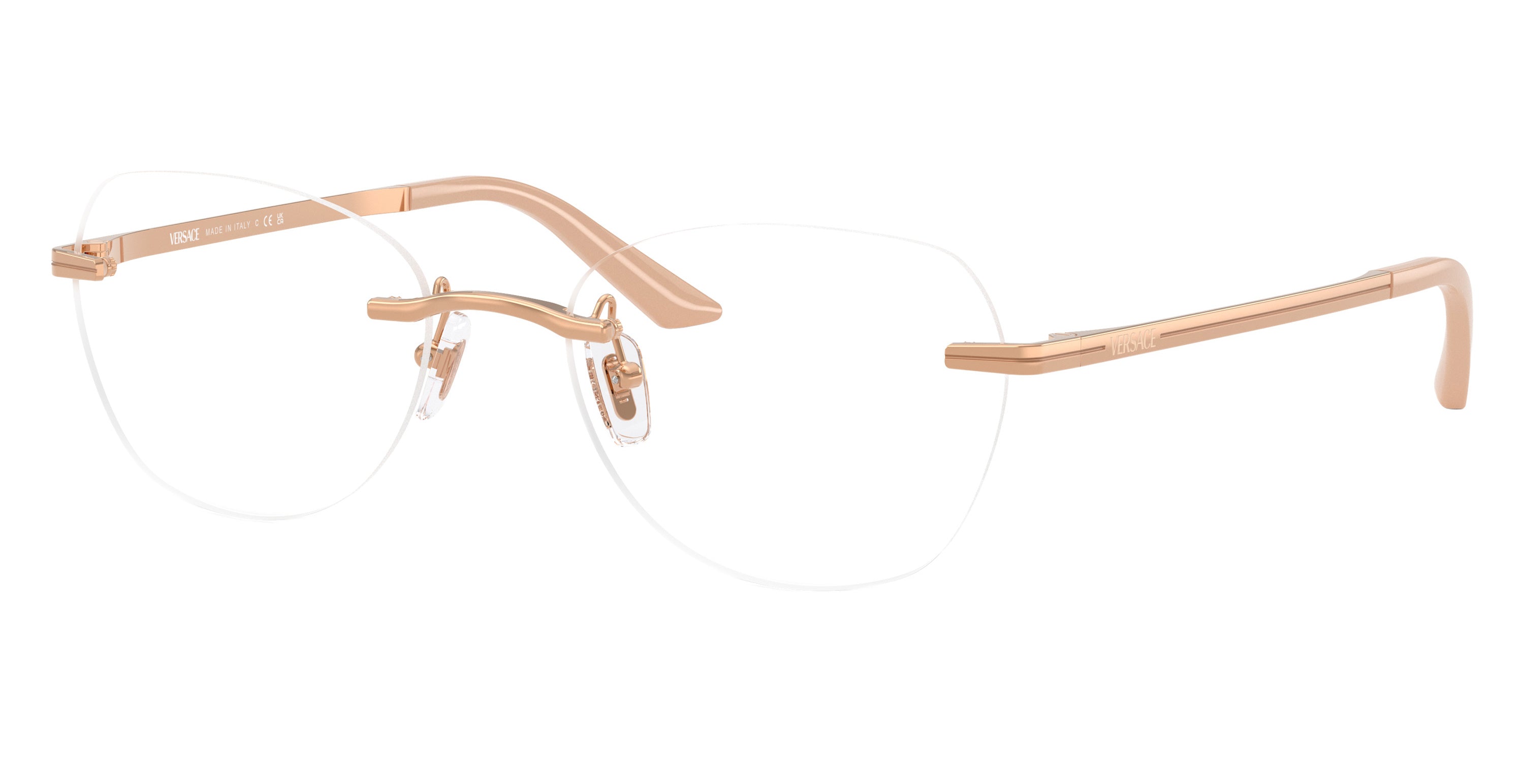 VERSACE EYEGLASSES - VE1314D 1412 55 - Rose Gold