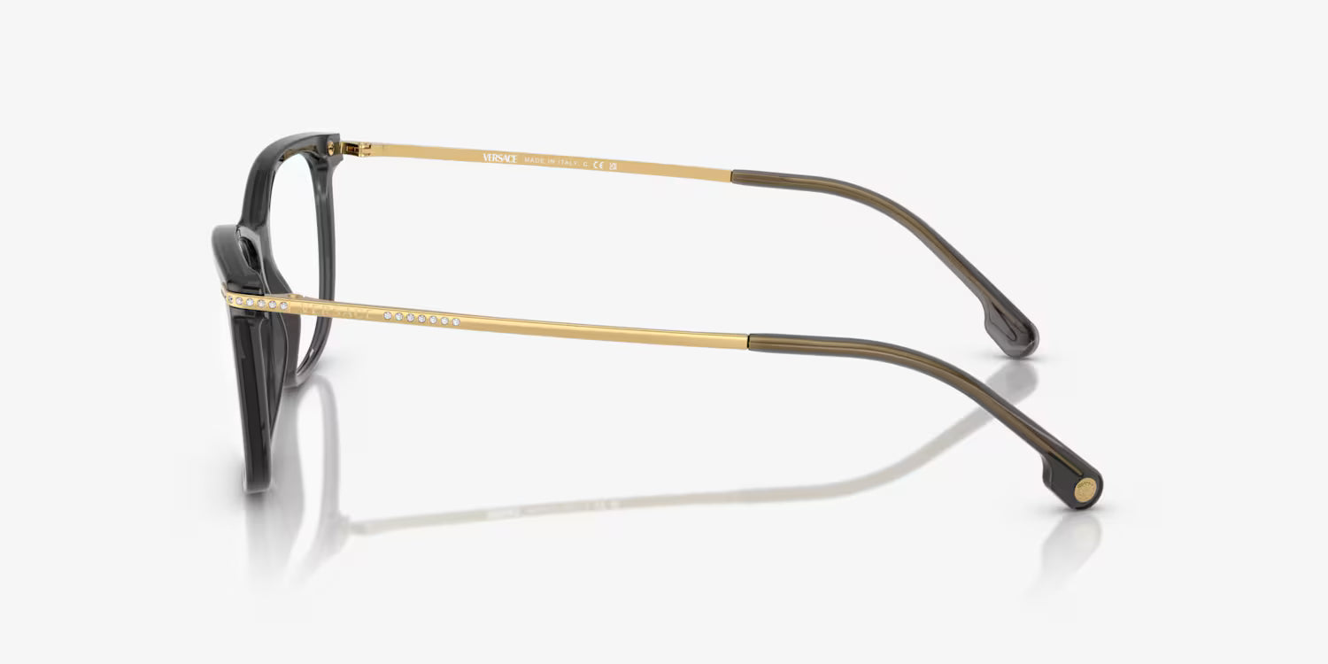 VERSACE EYEGLASSES - VE3274B 5483 54 - Black Transparent