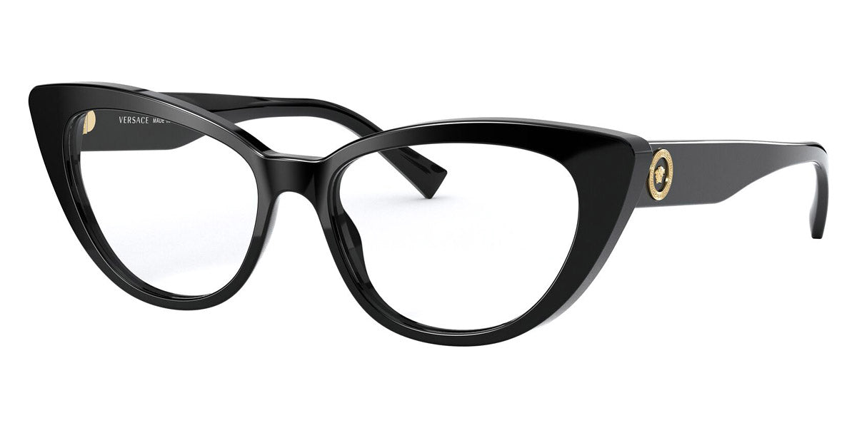 VERSACE EYEGLASSES - VE3286 GB1 54 - Black