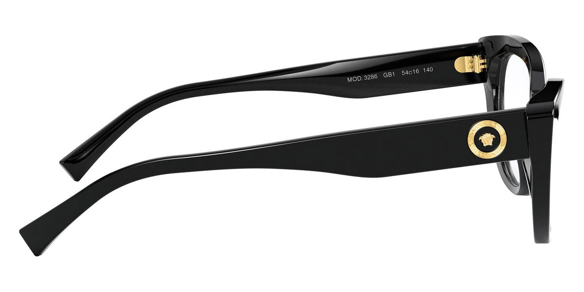 VERSACE EYEGLASSES - VE3286 GB1 54 - Black