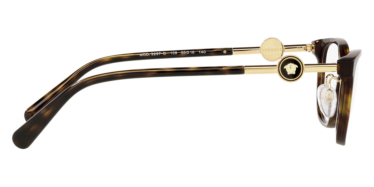 VERSACE EYEGLASSES - VE3297D 108 55 - Havana