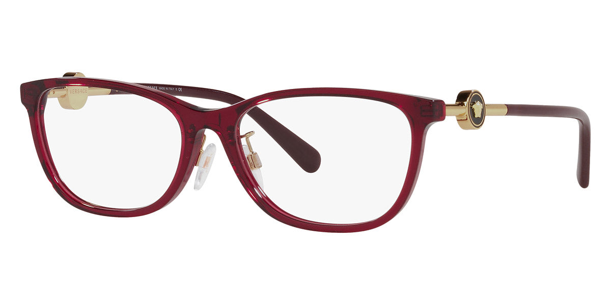 VERSACE EYEGLASSES - VE3297D 388 55 - Transparent Red