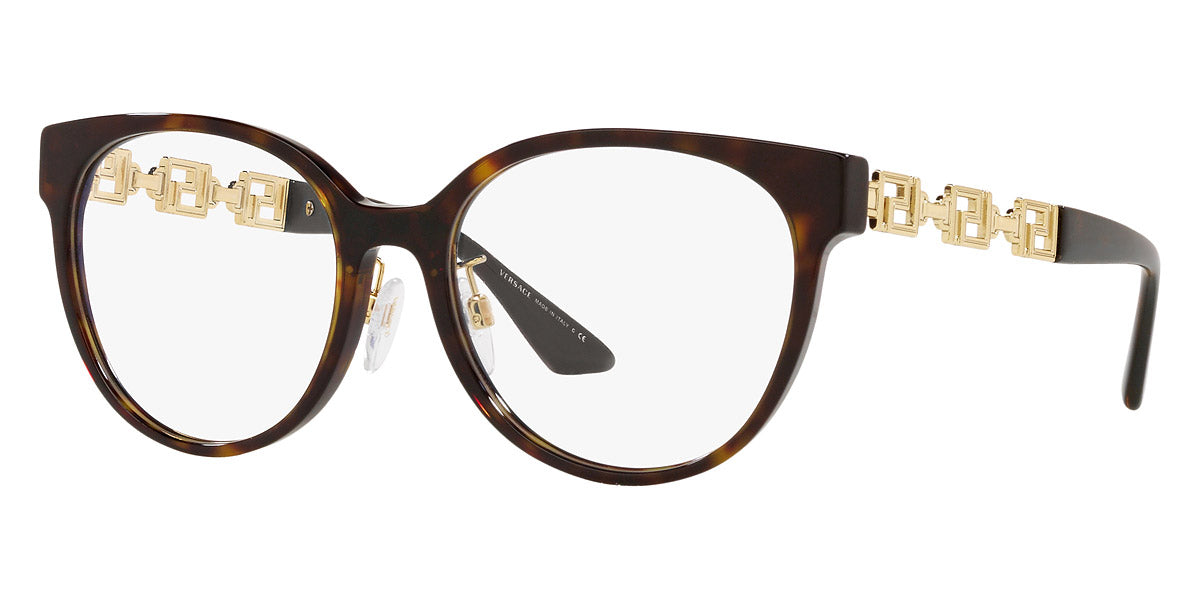 VERSACE EYEGLASSES - VE3302D 108 54 - Havana/Gold