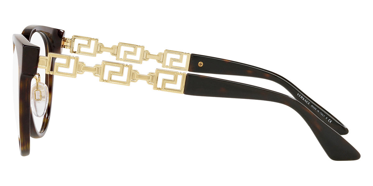 VERSACE EYEGLASSES - VE3302D 108 54 - Havana/Gold