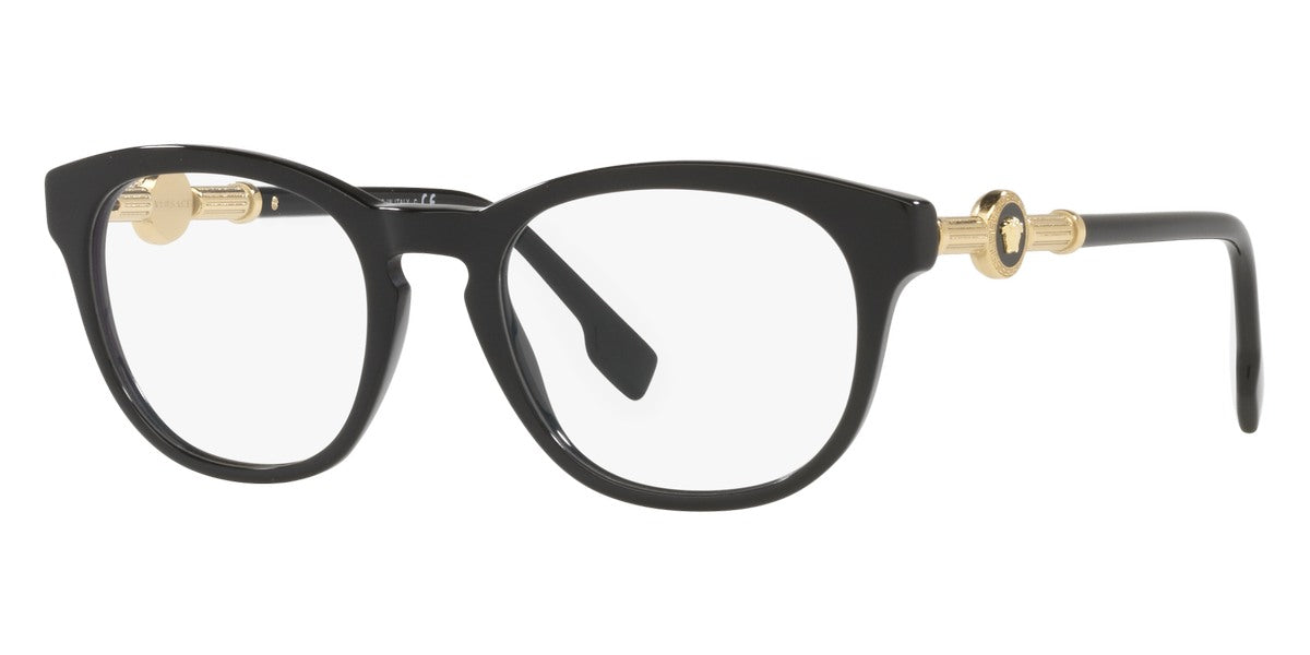 VERSACE EYEGLASSES - VE3310 GB1 52 - Black