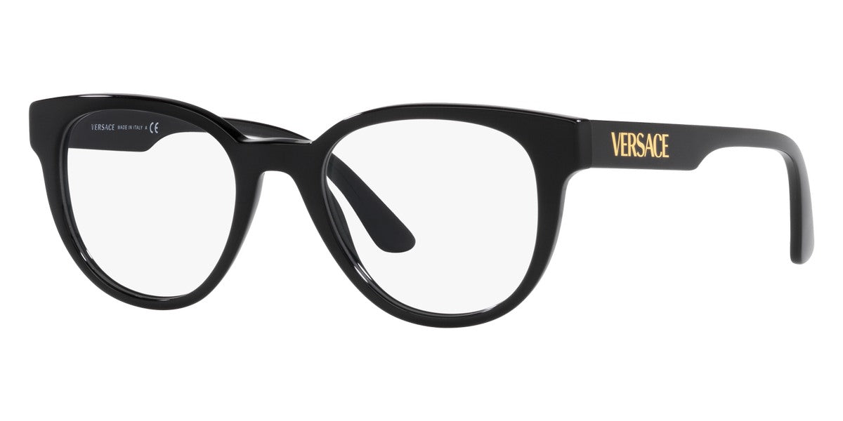 VERSACE EYEGLASSES - VE3317 GB1 51 - Black