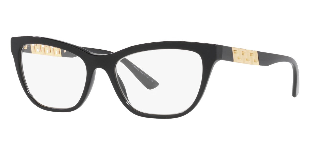 VERSACE EYEGLASSES - VE3318 GB1 54 - Black