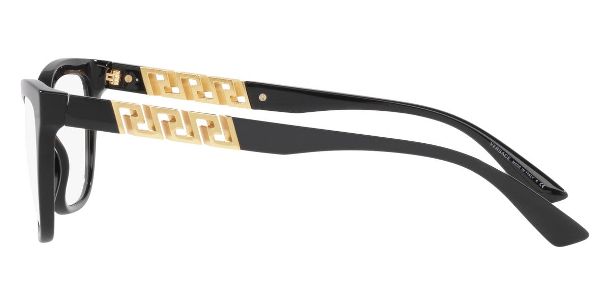 VERSACE EYEGLASSES - VE3318 GB1 54 - Black