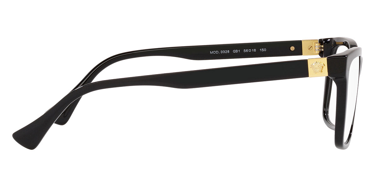 VERSACE EYEGLASSES - VE3328 GB1 54 - Black