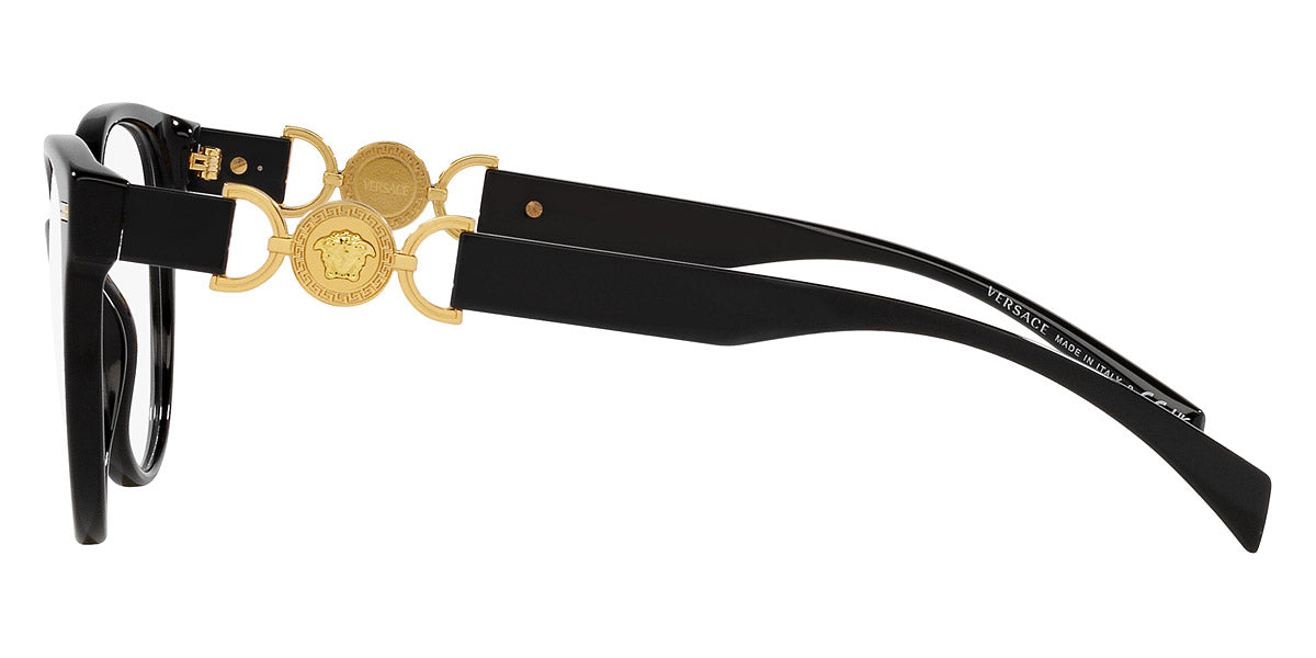 VERSACE EYEGLASSES - VE3334 GB1 53 - Black